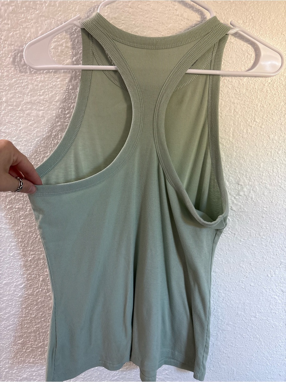 Classic Ribbed Tank light olive - Picture 6 of 6